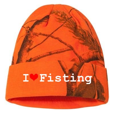 I Love Fisting Kati Licensed 12" Camo Beanie