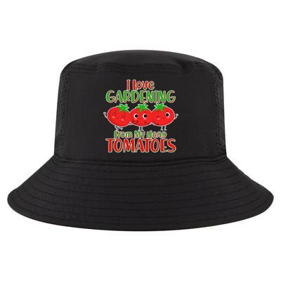 I Love Gardening From My Head Tomatoes Cool Comfort Performance Bucket Hat