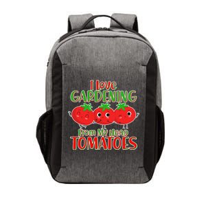 I Love Gardening From My Head Tomatoes Vector Backpack