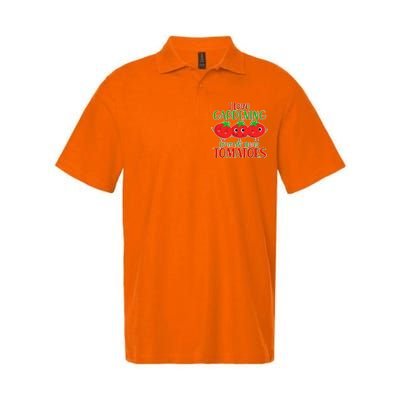 I Love Gardening From My Head Tomatoes Softstyle Adult Sport Polo