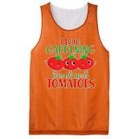 I Love Gardening From My Head Tomatoes Mesh Reversible Basketball Jersey Tank