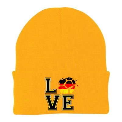 I Love Germany Futbol Soccer Knit Cap Winter Beanie