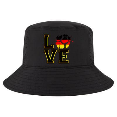 I Love Germany Futbol Soccer Cool Comfort Performance Bucket Hat