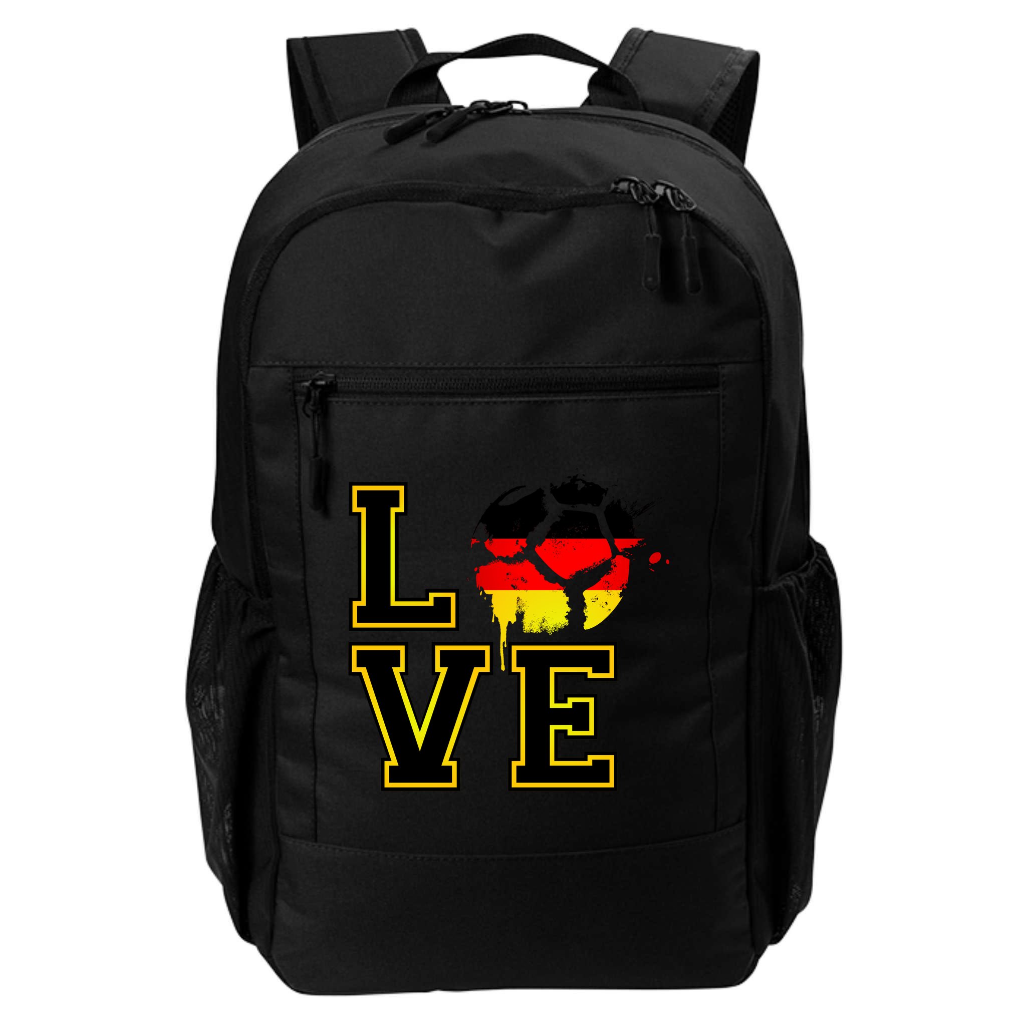 I Love Germany Futbol Soccer Backpack