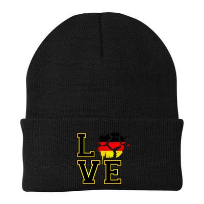 I Love Germany Futbol Soccer Beanie