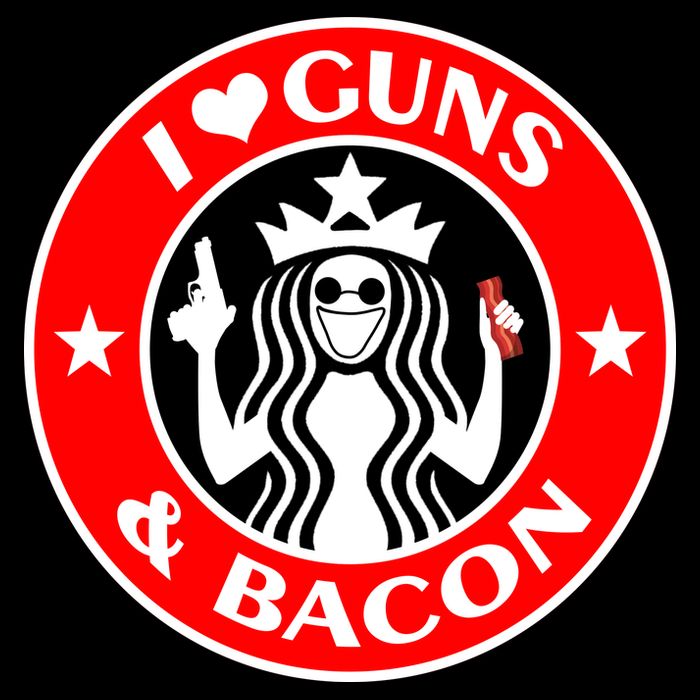 I Love Guns And Bacon Backpack
