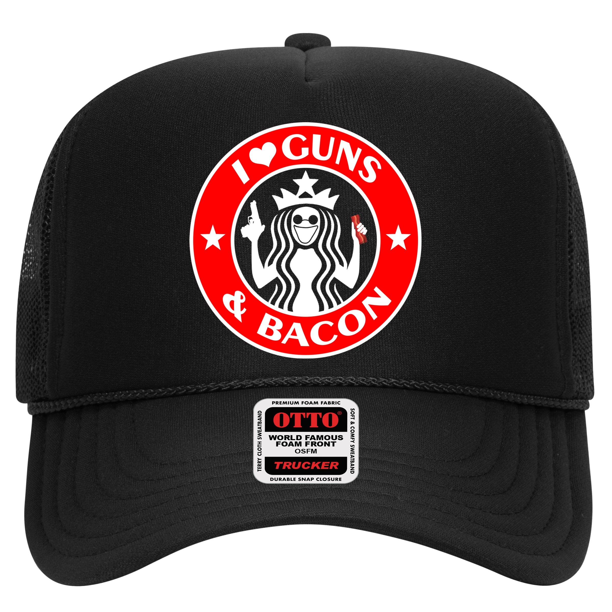 I Love Guns And Bacon Hat