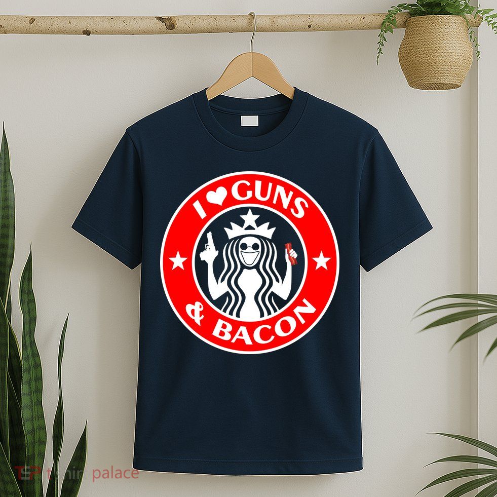 I Love Guns And Bacon T-Shirt