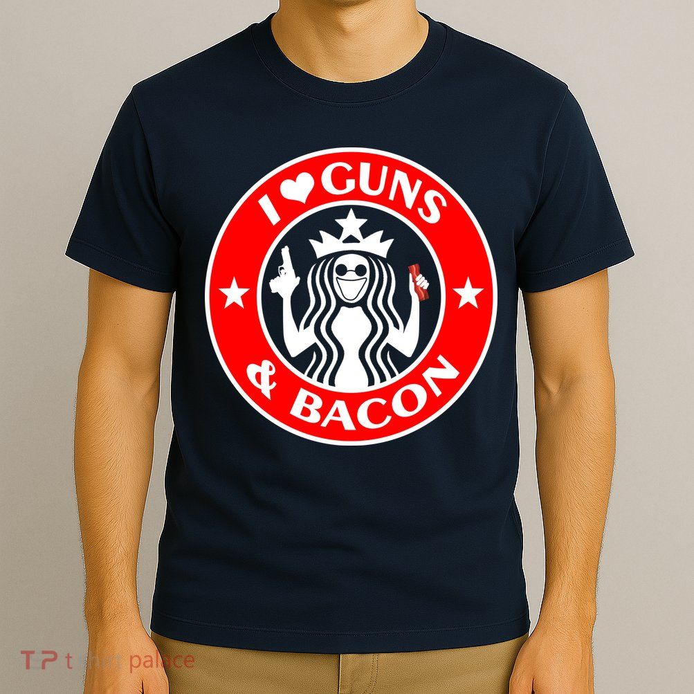 I Love Guns And Bacon T-Shirt