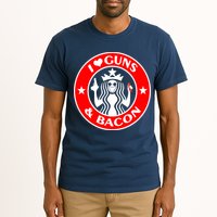 I Love Guns And Bacon Tall T-Shirt