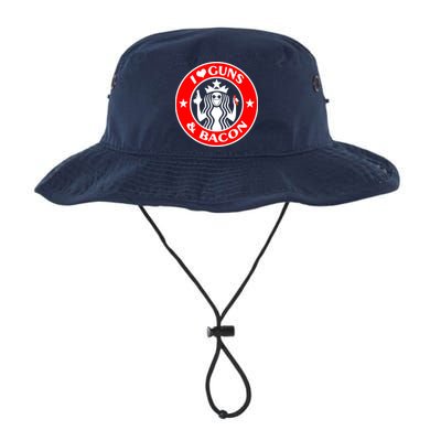I Love Guns And Bacon Bucket Hat