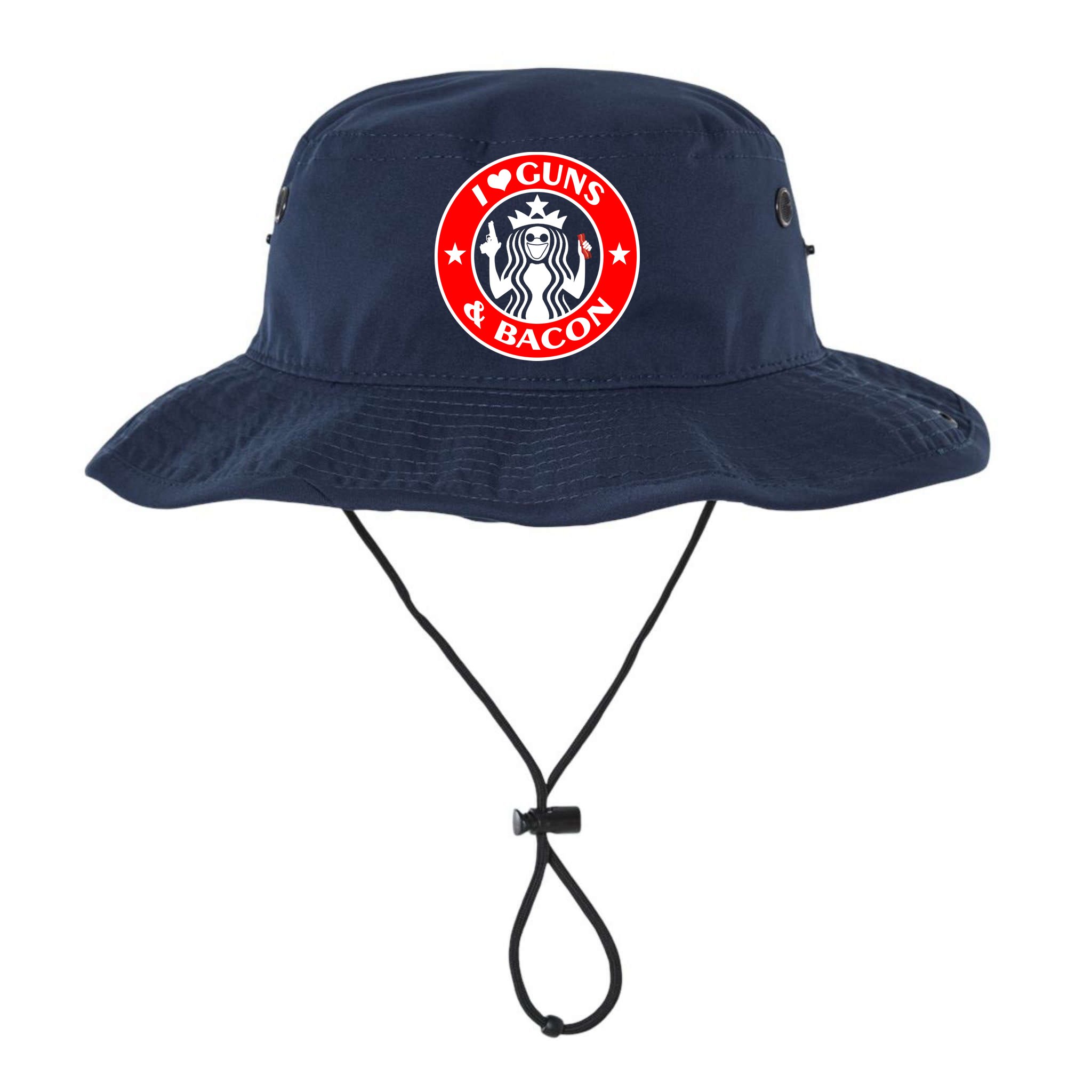 I Love Guns And Bacon Bucket Hat