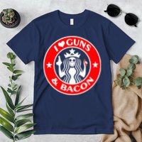 I Love Guns And Bacon Premium T-Shirt