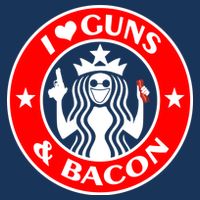 I Love Guns And Bacon Premium T-Shirt