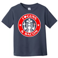 I Love Guns And Bacon Toddler T-Shirt