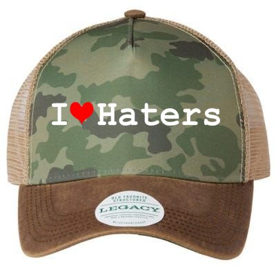 I Love Haters Legacy Tie Dye Trucker Hat
