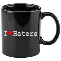 I Love Haters 11oz C Handle Ceramic Mug
