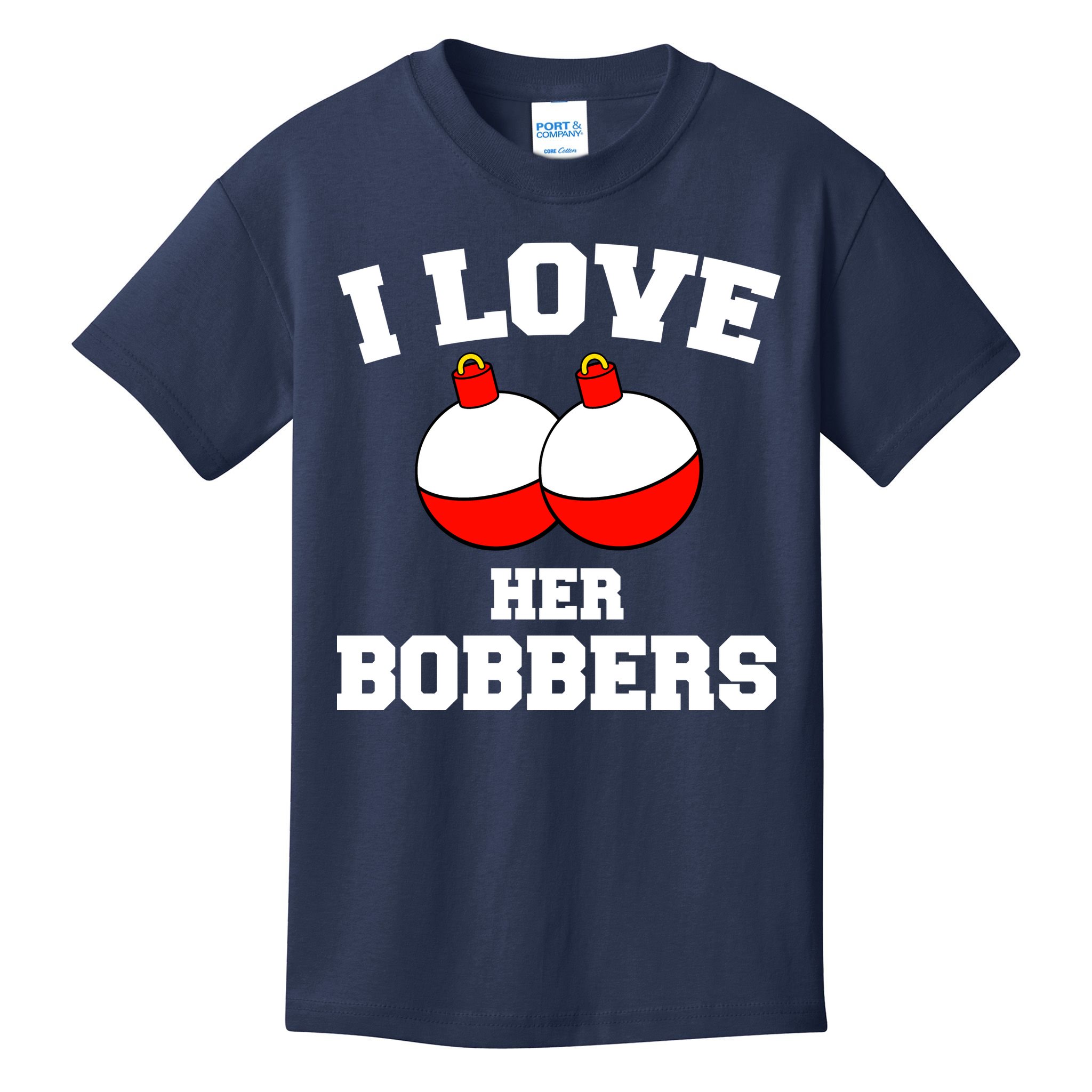 I Love Her Boobers Kids T-Shirt
