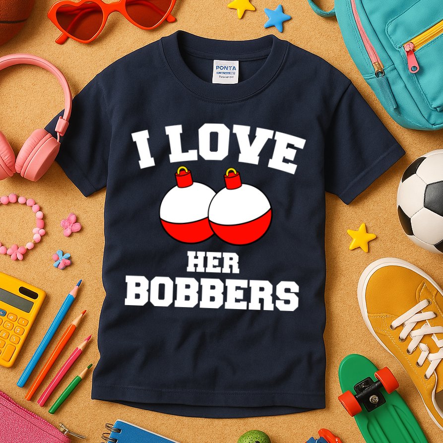 I Love Her Boobers Kids T-Shirt