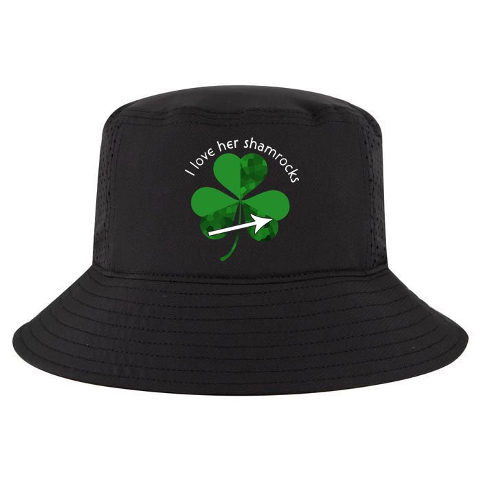 I Love Her Shamrocks Cool Comfort Performance Bucket Hat