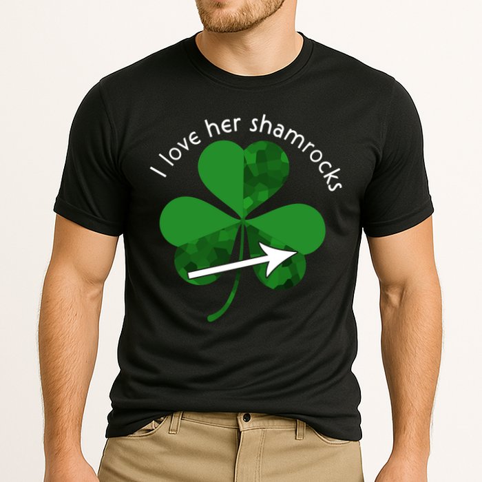 I Love Her Shamrocks Cooling Performance Crew T-Shirt