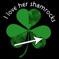 I Love Her Shamrocks Cooling Performance Crew T-Shirt