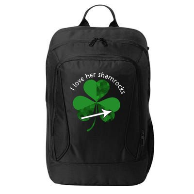 I Love Her Shamrocks City Backpack