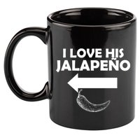 I Love His Jalapeno  11oz C Handle Ceramic Mug