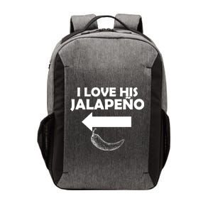 I Love His Jalapeno  Vector Backpack