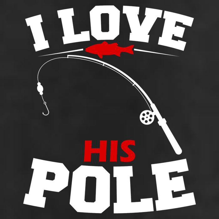 I Love His Pole Funny Fishing Matching 11oz C Handle Ceramic Mug