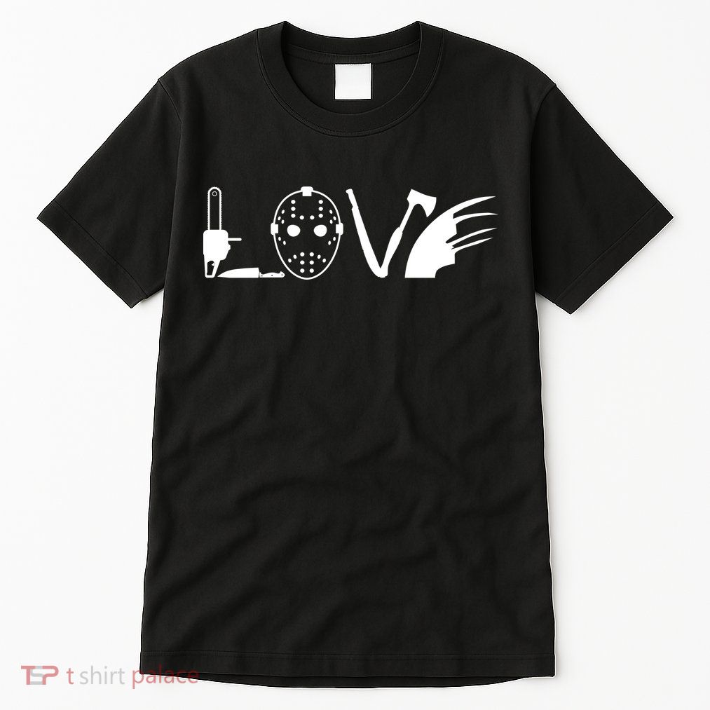 I Love Horror Movies Scary Tall T-Shirt