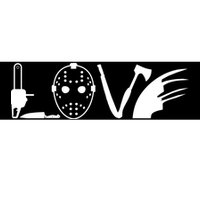 I Love Horror Movies Scary Bumper Sticker