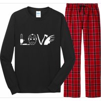 I Love Horror Movies Scary Long Sleeve Pajama Set