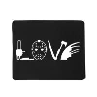 I Love Horror Movies Scary Mousepad