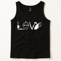 I Love Horror Movies Scary Tank Top