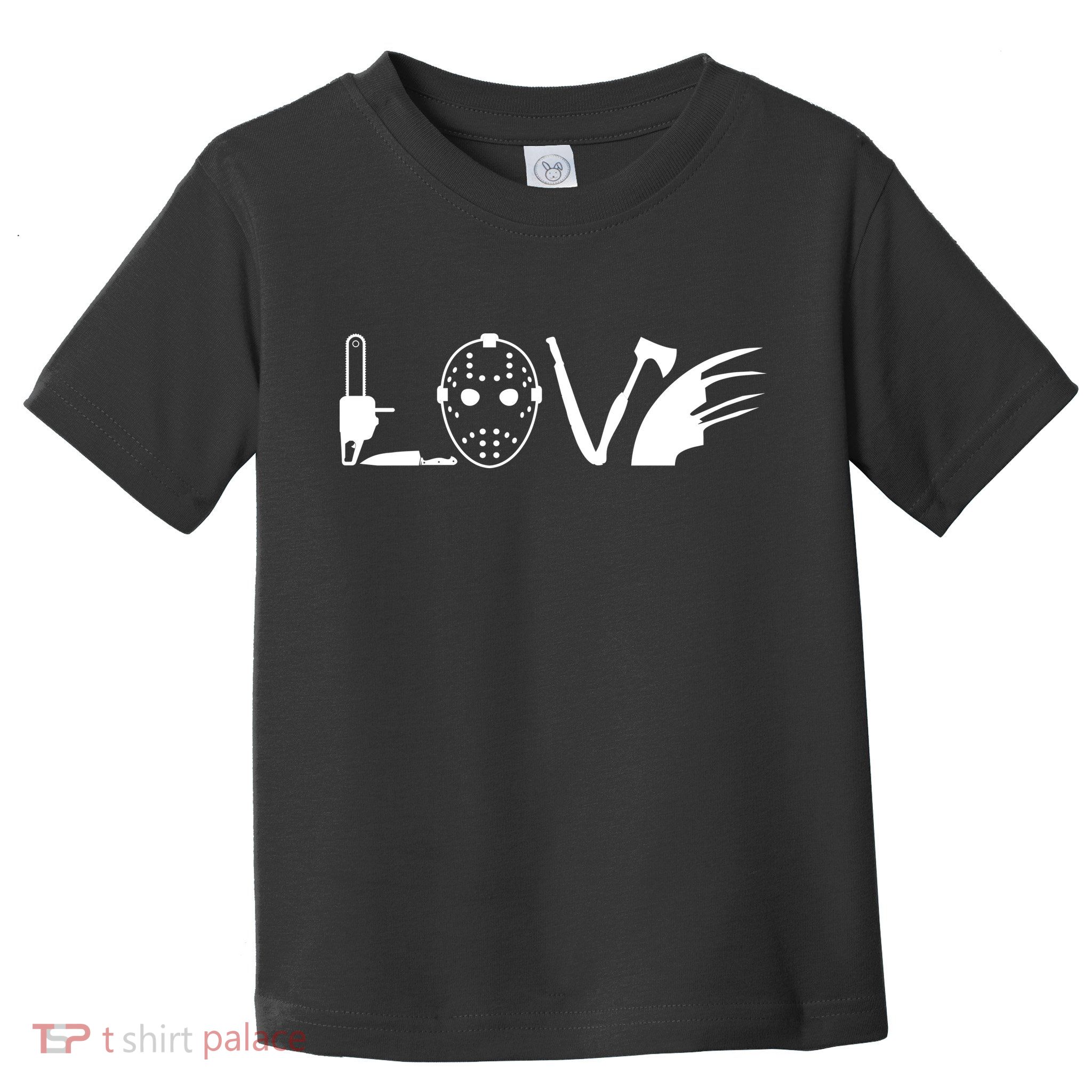 I Love Horror Movies Scary Toddler T-Shirt