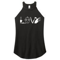 I Love Horror Movies Scary Women's Perfect Tri Rocker Tank