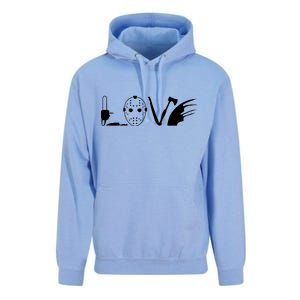 I Love Horror Movies Scary Unisex Surf Hoodie