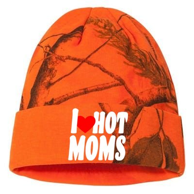 I Love Hot Moms Heart Hot Mothers Kati Licensed 12" Camo Beanie