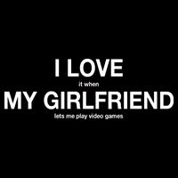 I love It When My Girlfriend Lets Me Play Video Games Flatbill Hat