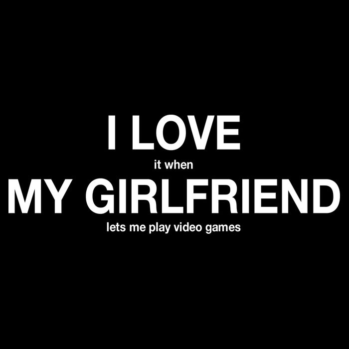 I love It When My Girlfriend Lets Me Play Video Games Flatbill Hat