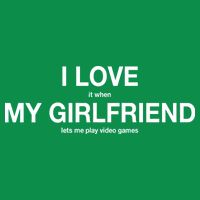 I love It When My Girlfriend Lets Me Play Video Games Premium T-Shirt