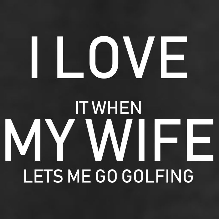 I Love It When My Wife Lets Me Go Fishing 7 Panel Mesh Trucker Snapback Hat