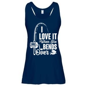 I Love It When She Bends Over Fishing Joke Ladies Essential Flowy Tank