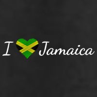 I Love Jamaica 7 Panel Mesh Trucker Snapback Hat