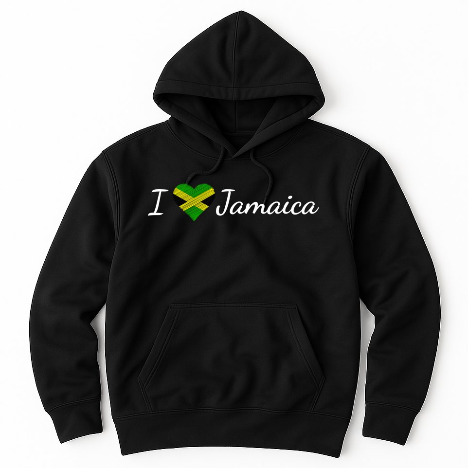 I Love Jamaica Hoodie