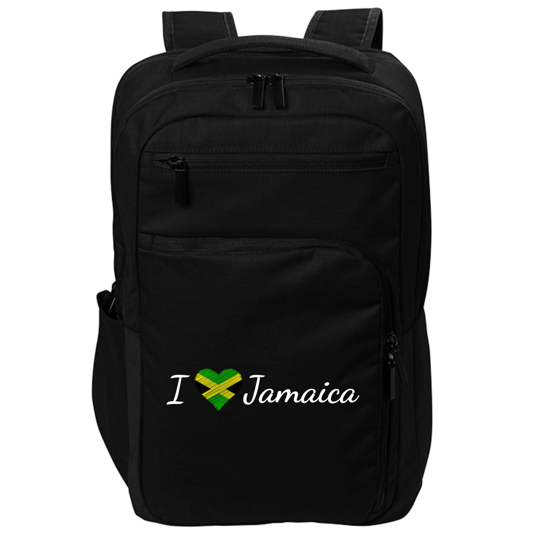 I Love Jamaica Impact Tech Backpack