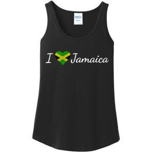 I Love Jamaica Ladies Essential Tank