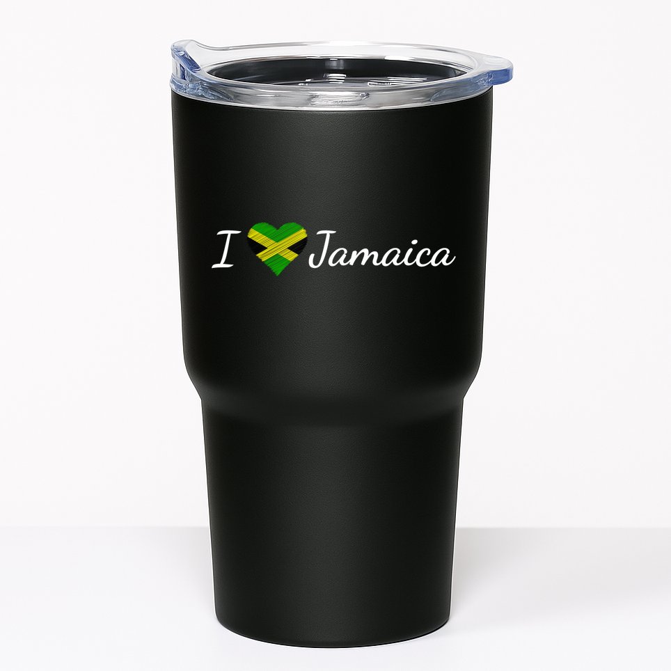I Love Jamaica Tumbler