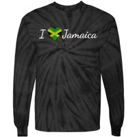 I Love Jamaica Tie-Dye Long Sleeve Shirt